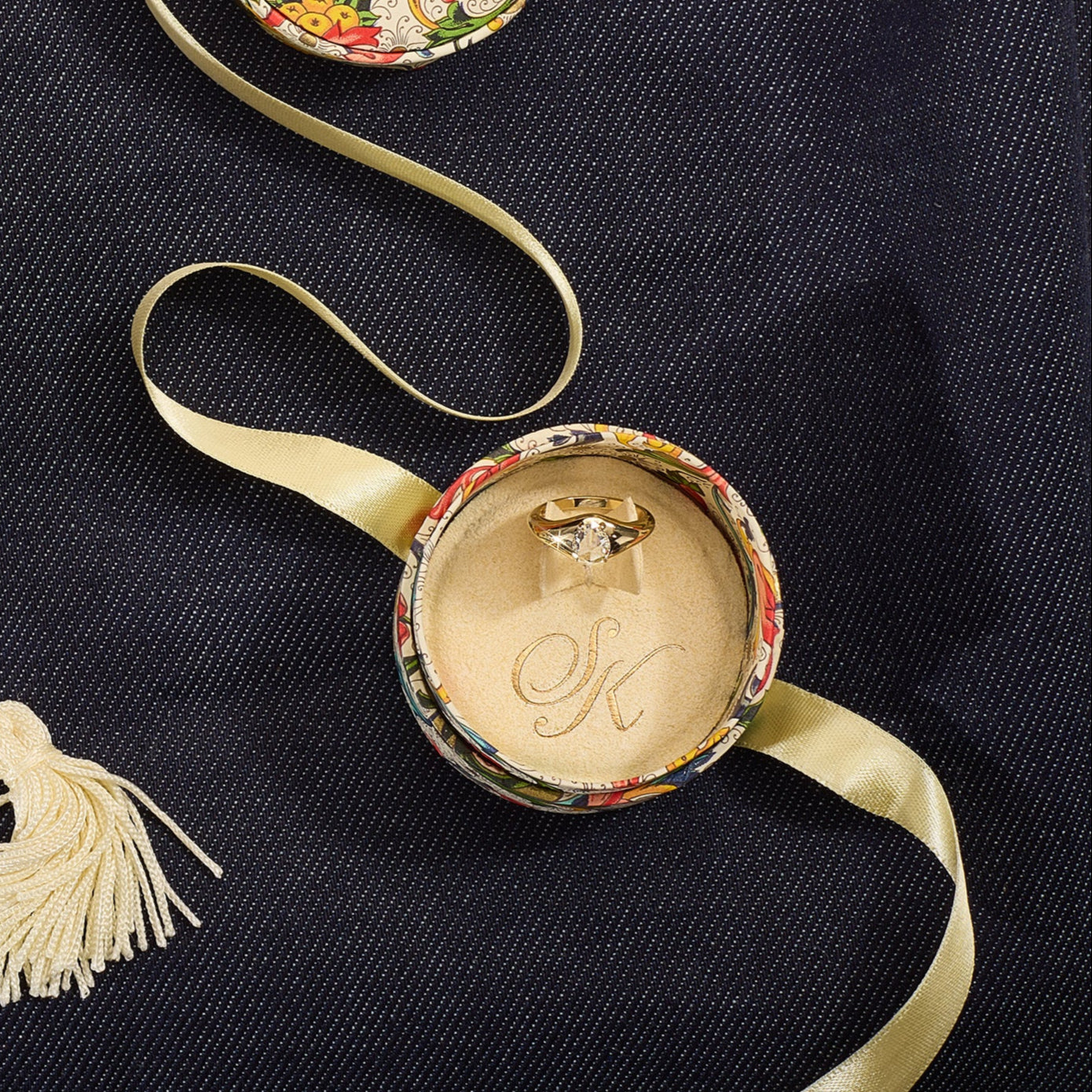 Bequest Ring - .53ct Pear Rose Cut