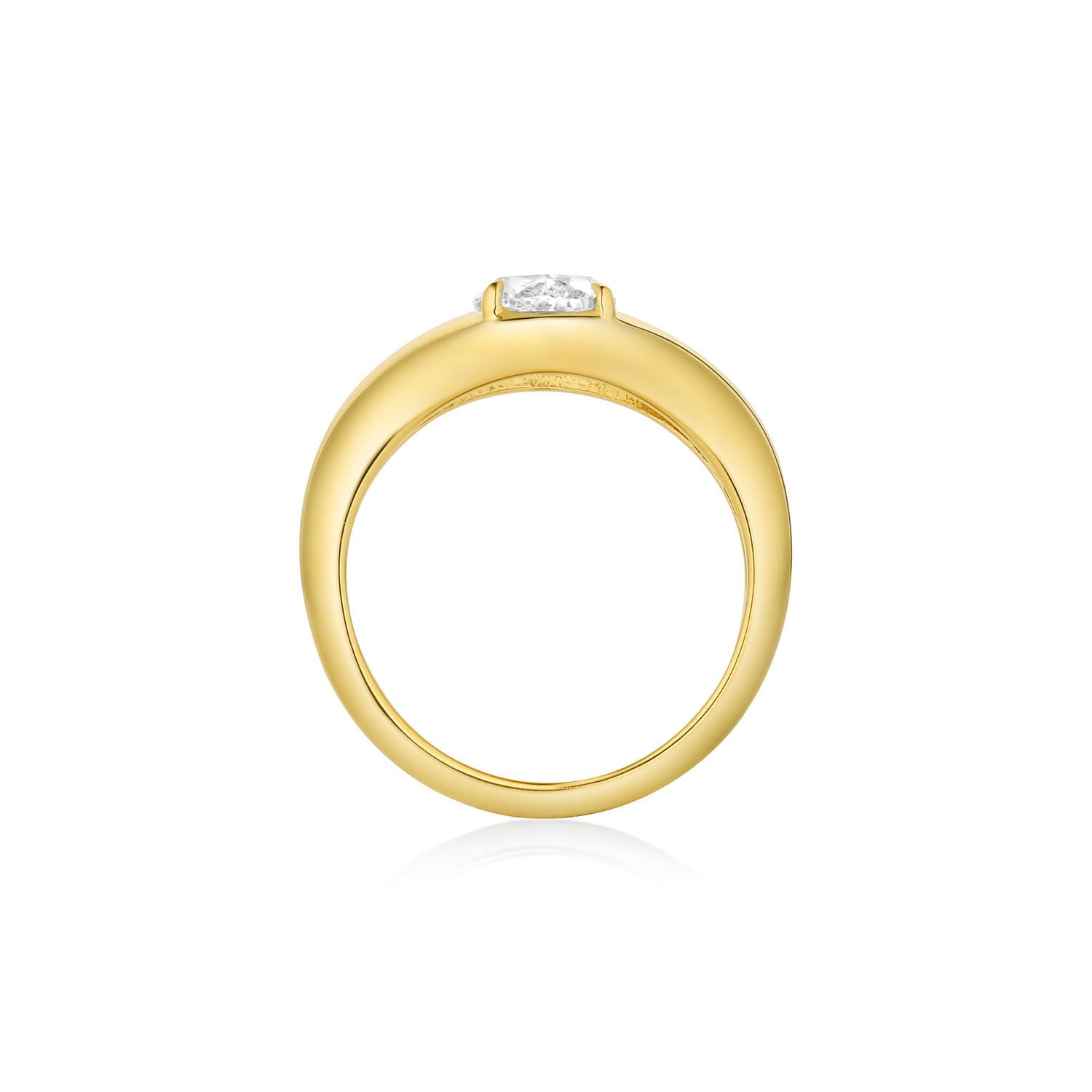 Bequest Ring - .53ct Pear Rose Cut