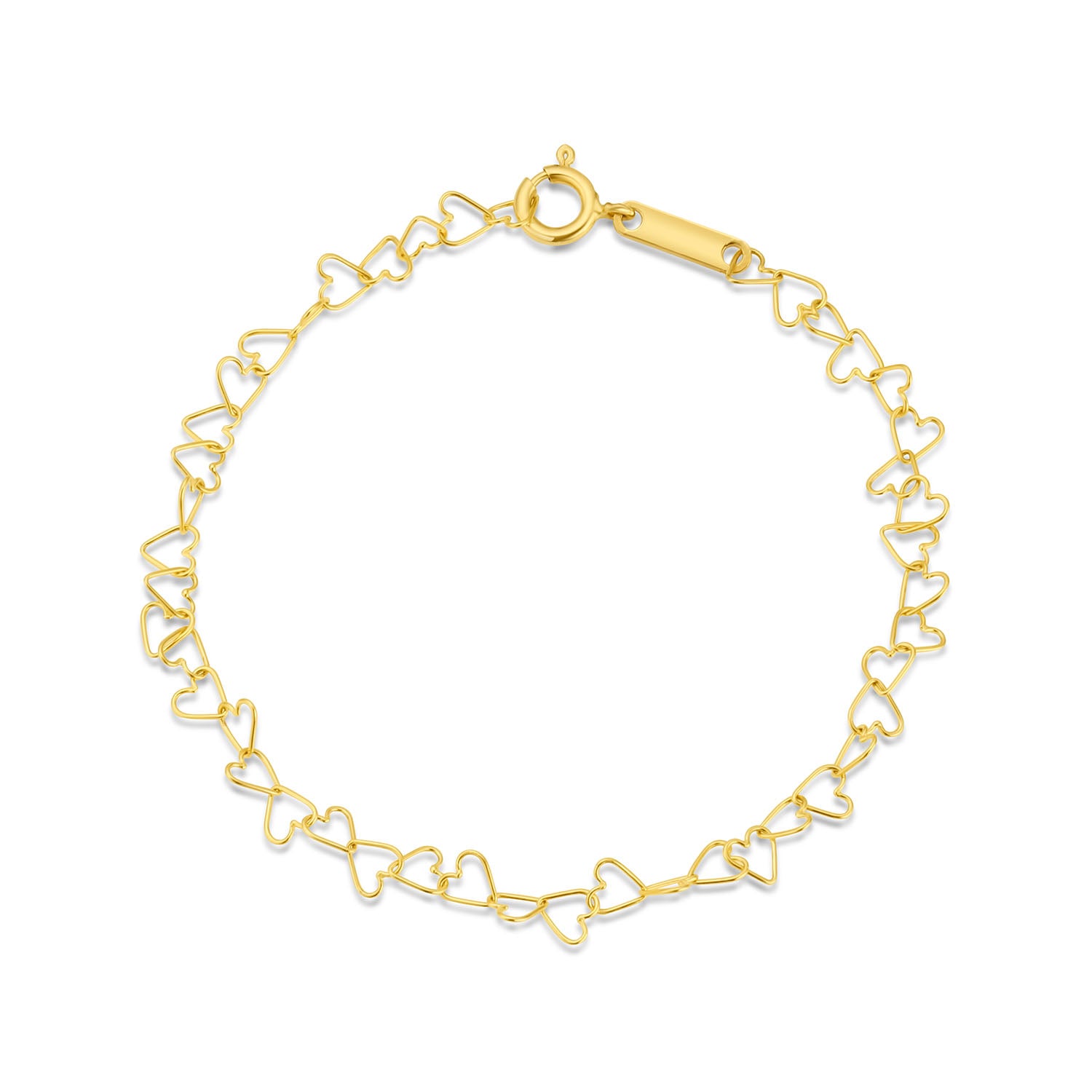 Heart Chain Bracelet