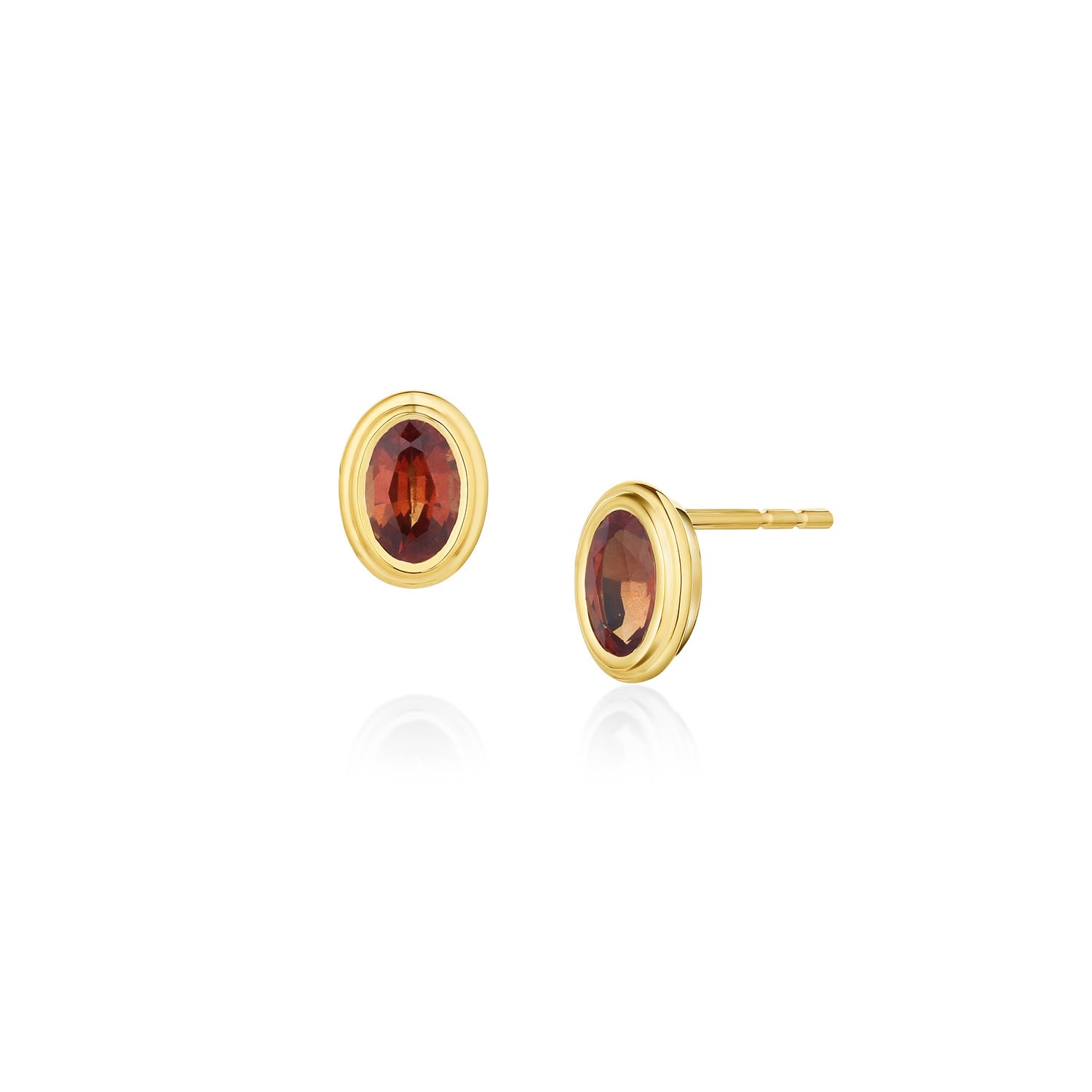 Orange Sapphire Venetia Studs