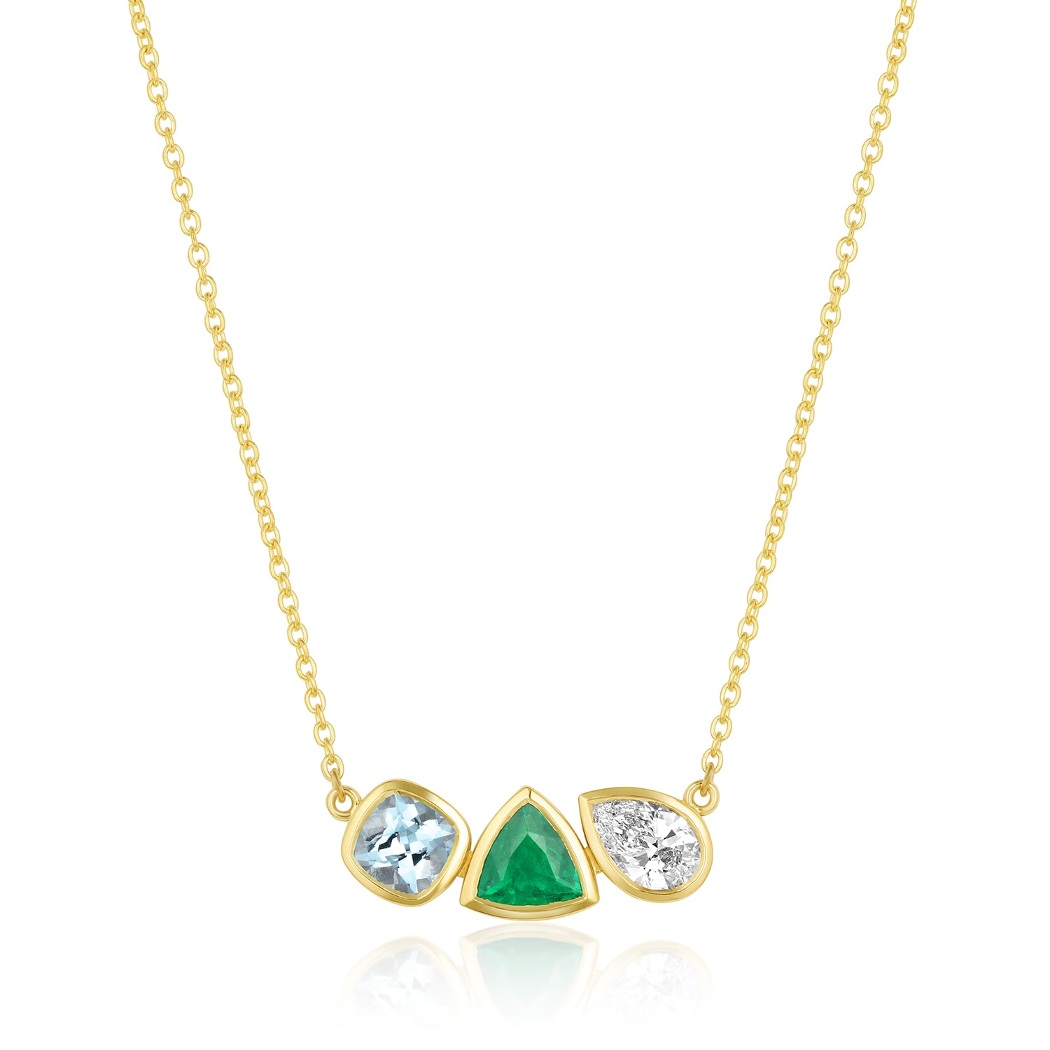 Trio Birthstone Pendant